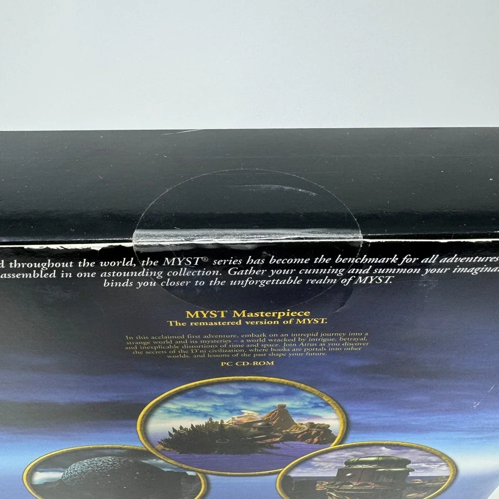 Myst Trilogy (Windows/Mac, 2002) - Big Box - Brand New Sealed‎ - Rare